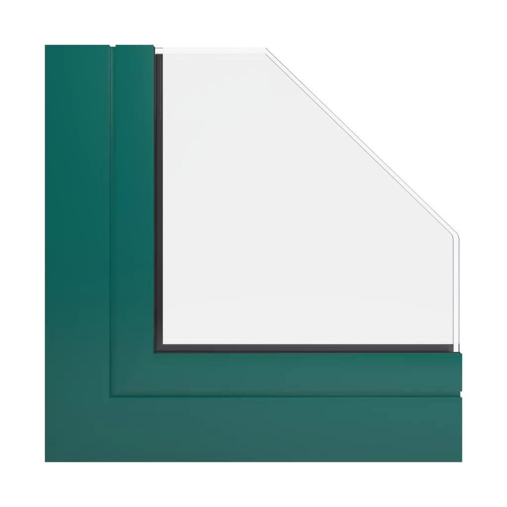 RAL 6026 Vert opale fenetres profils-de-fenetre aliplast victoriaplus