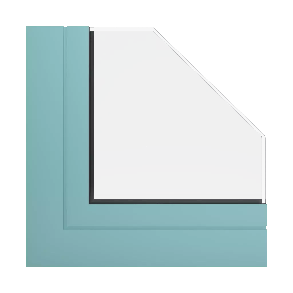 RAL 6027 Vert clair fenetres profils-de-fenetre aliplast slide-plus