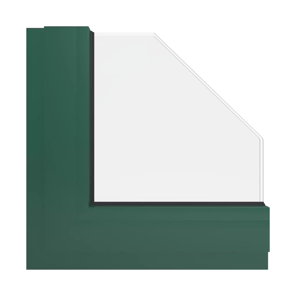 RAL 6028 Vert pin fenetres couleur-de-la-fenetre aluminium-ral ral-6028-vert-pin interior