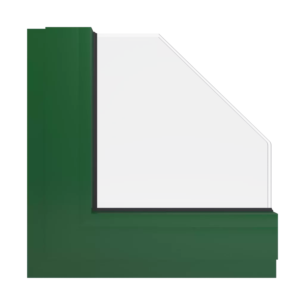 RAL 6035 Vert nacré fenetres couleur-de-la-fenetre aluminium-ral ral-6035-vert-nacre interior