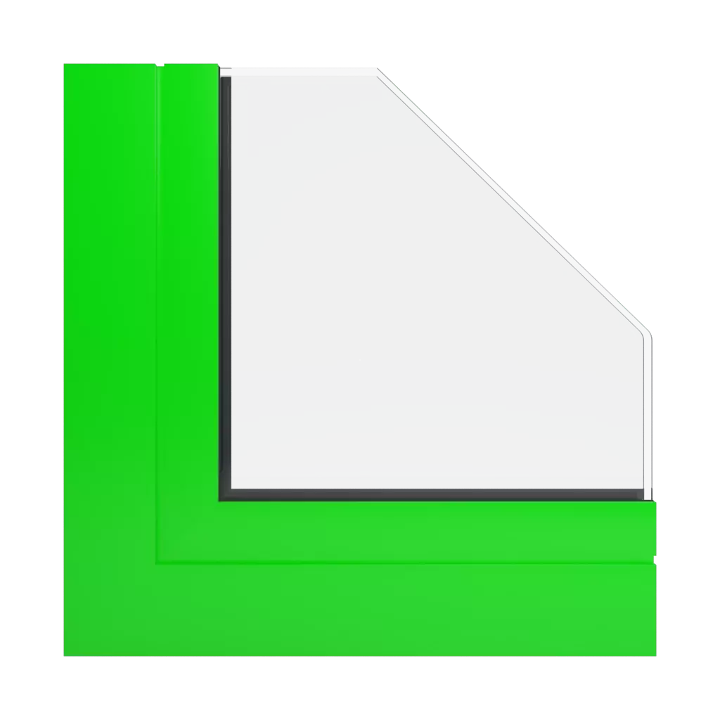 RAL 6038 Vert brillant fenetres profils-de-fenetre aluprof mb-ferroline