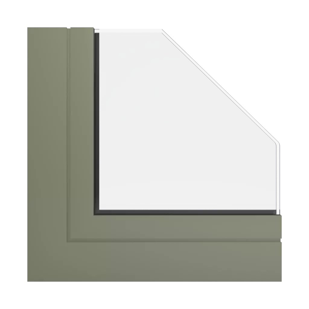 RAL 7002 Gris argent des-produits fenetres-de-facade    