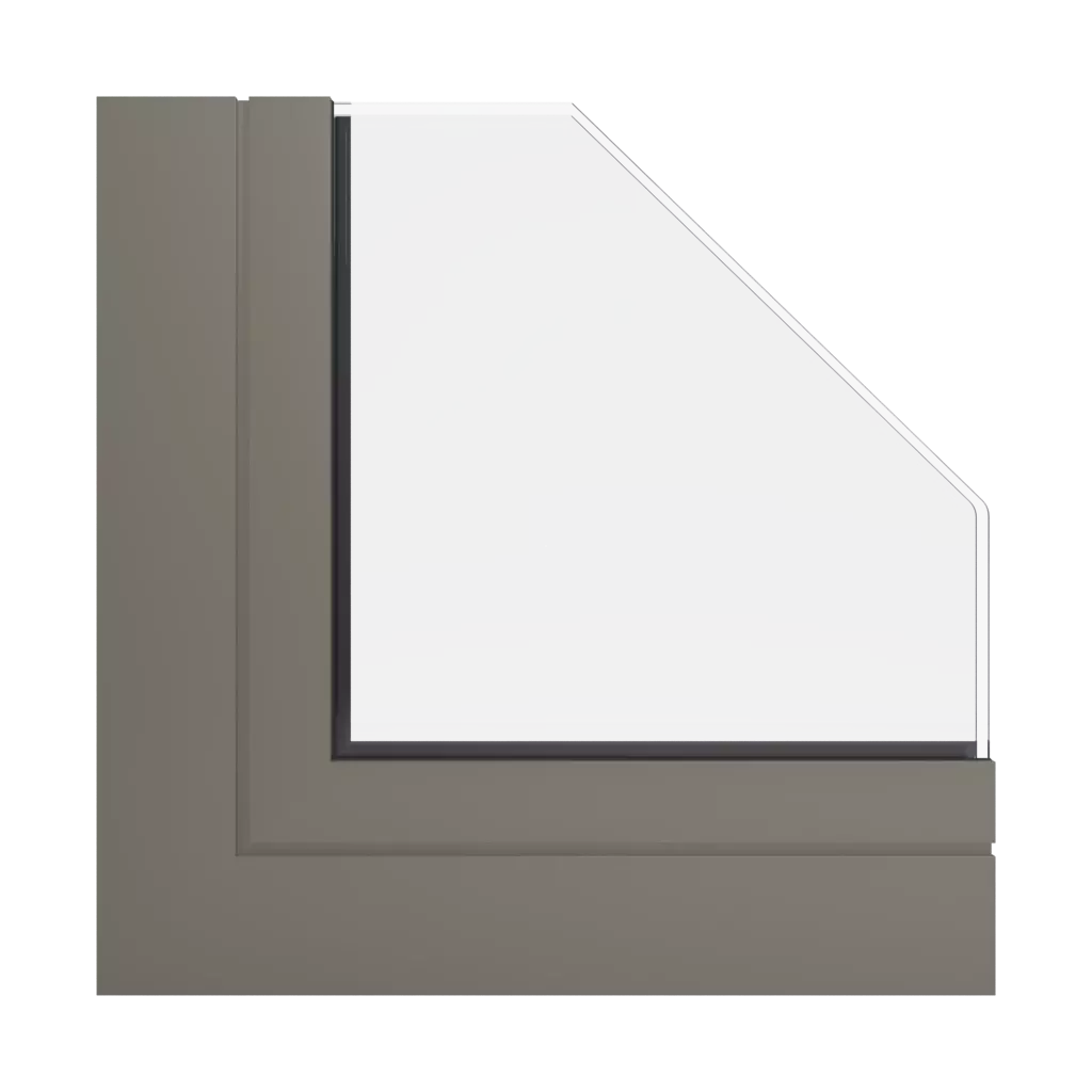 RAL 7006 Gris beige des-produits forfaits-de-fenetre aluminium-haut-de-gamme   