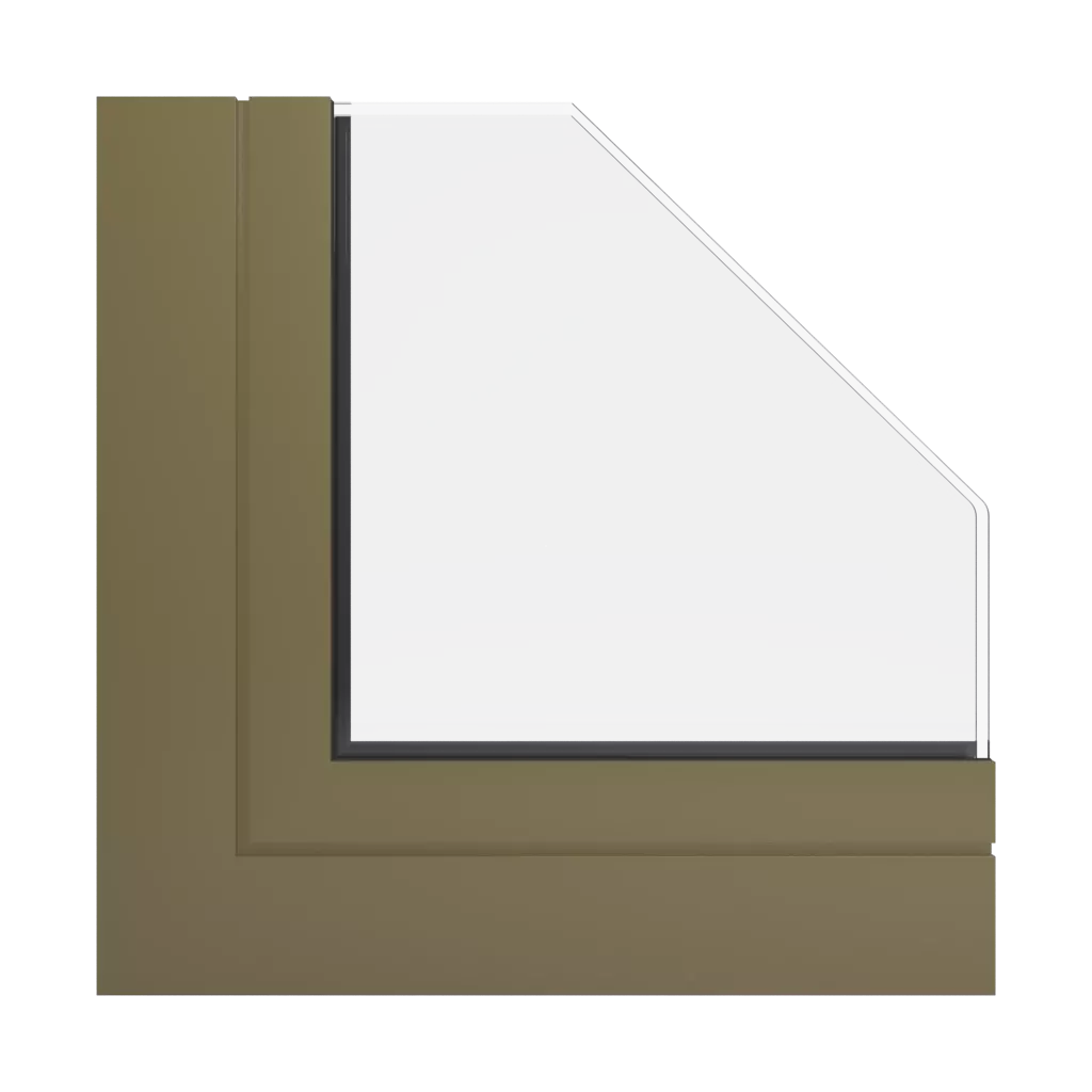 RAL 7008 Gris kaki des-produits fenetres-de-facade    