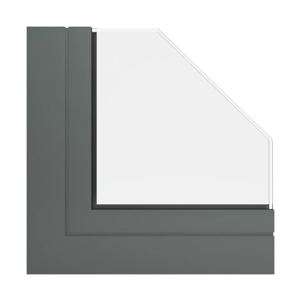 RAL 7009 Gris vert fenetres profils-de-fenetre aluprof mb-skyline