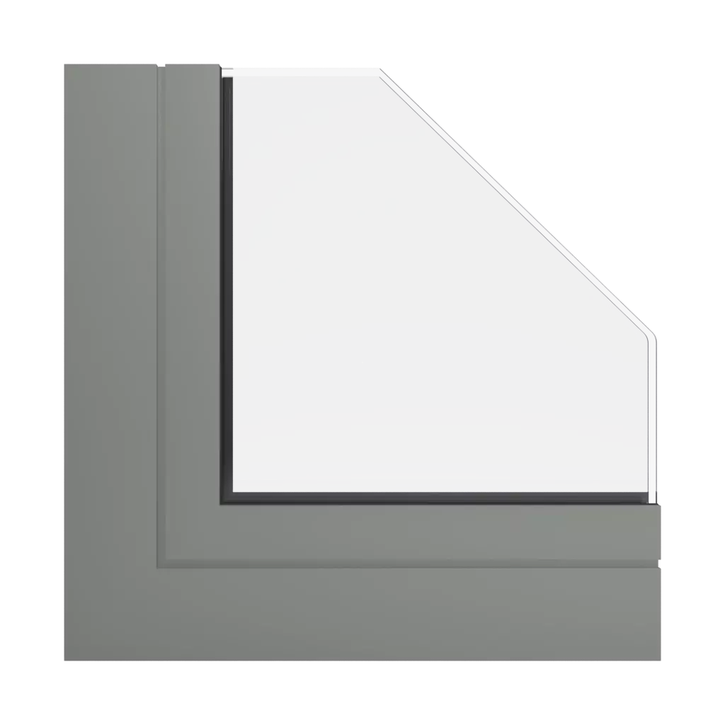 RAL 7023 Gris béton fenetres profils-de-fenetre ponzio pe78n