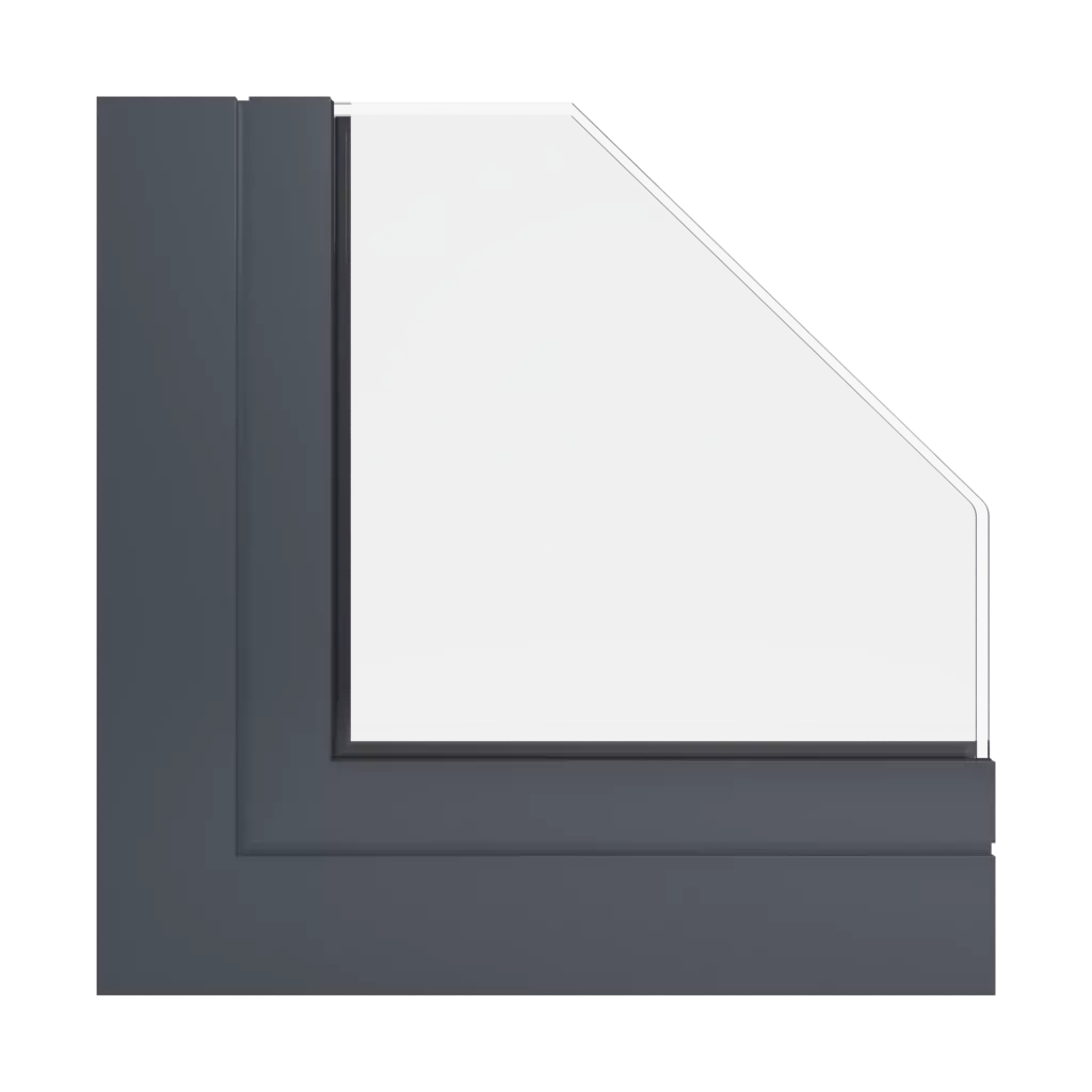 RAL 7024 Gris graphite fenetres profils-de-fenetre aluprof mb-104-passive