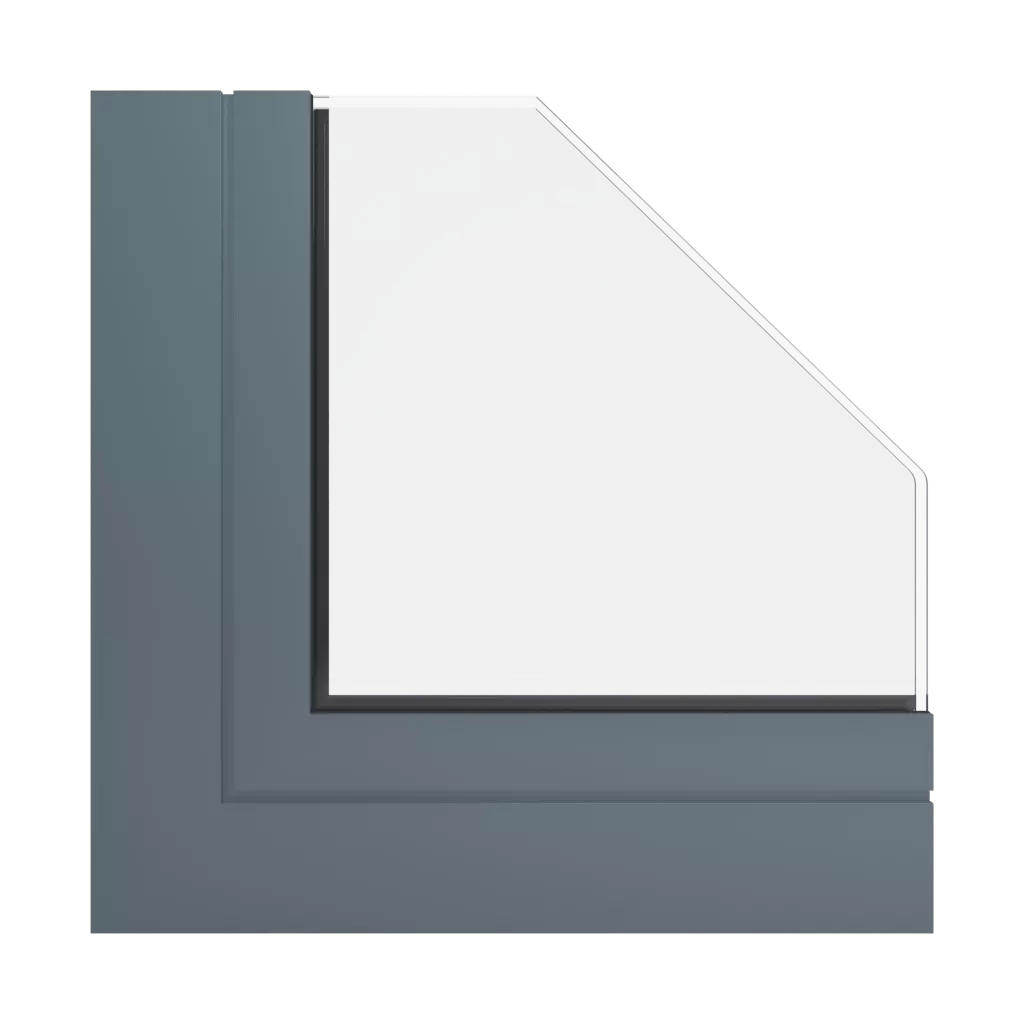 RAL 7031 Gris bleu fenetres profils-de-fenetre aliplast visoglide-plus