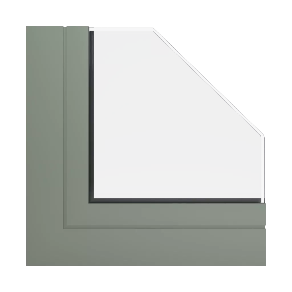 RAL 7033 Gris ciment fenetres profils-de-fenetre aliplast slide-plus
