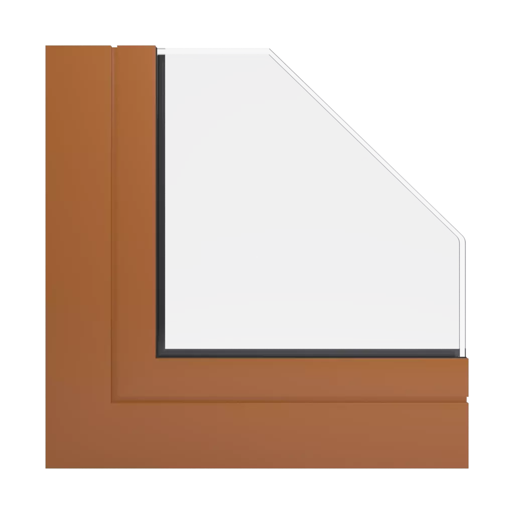 RAL 8023 Brun orangé des-produits fenetres-de-facade    