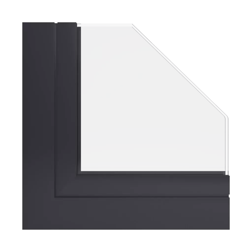 RAL 9004 Noir de sécurité fenetres profils-de-fenetre aluprof mb-104-passive