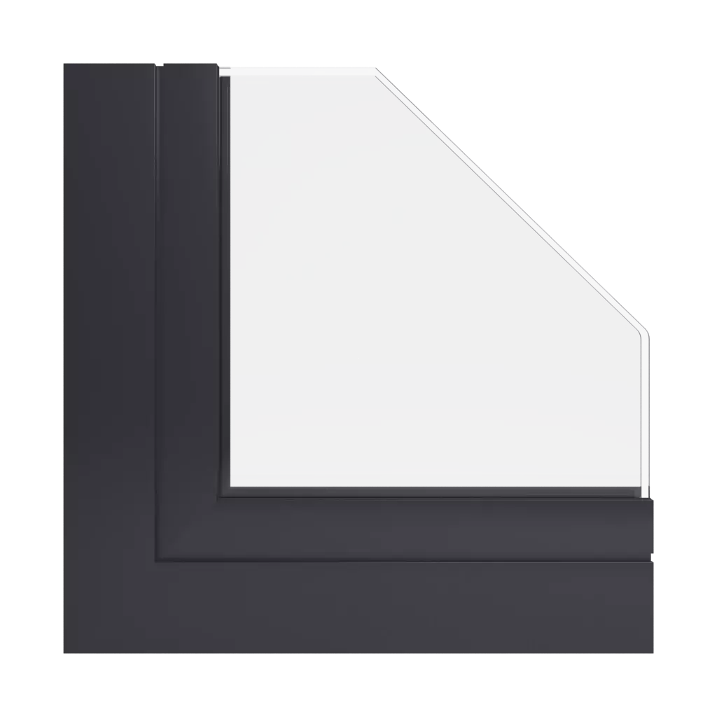 RAL 9004 Noir de sécurité fenetres profils-de-fenetre aliplast visoglide-plus