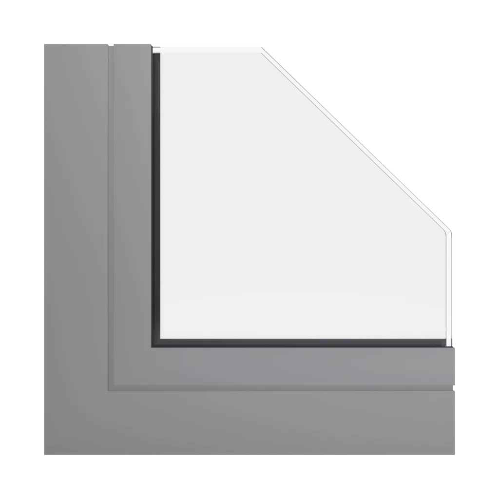 RAL 9007 Aluminium gris fenetres profils-de-fenetre aluprof mb-77hs