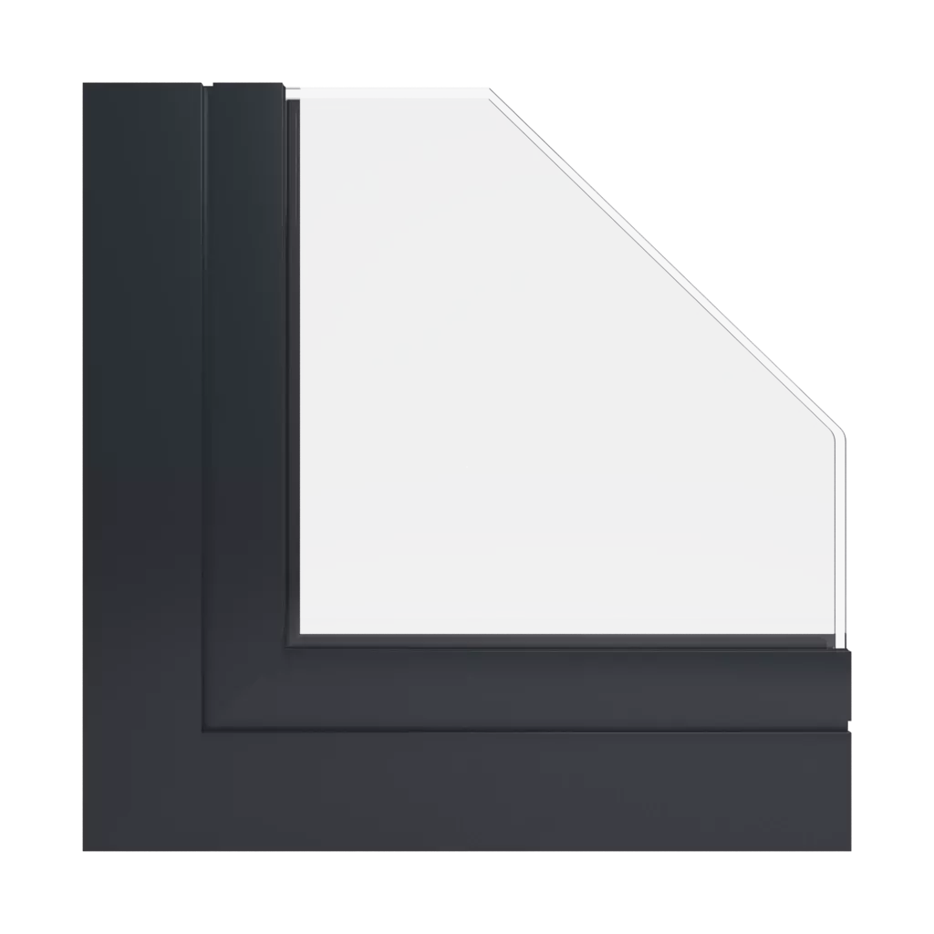 RAL 9011 Noir graphite fenetres profils-de-fenetre aliplast imperial-i