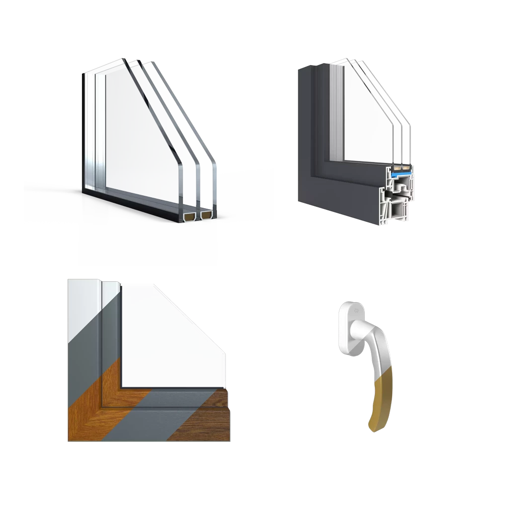 PVC Economy fenetres profils-de-fenetre gealan linear