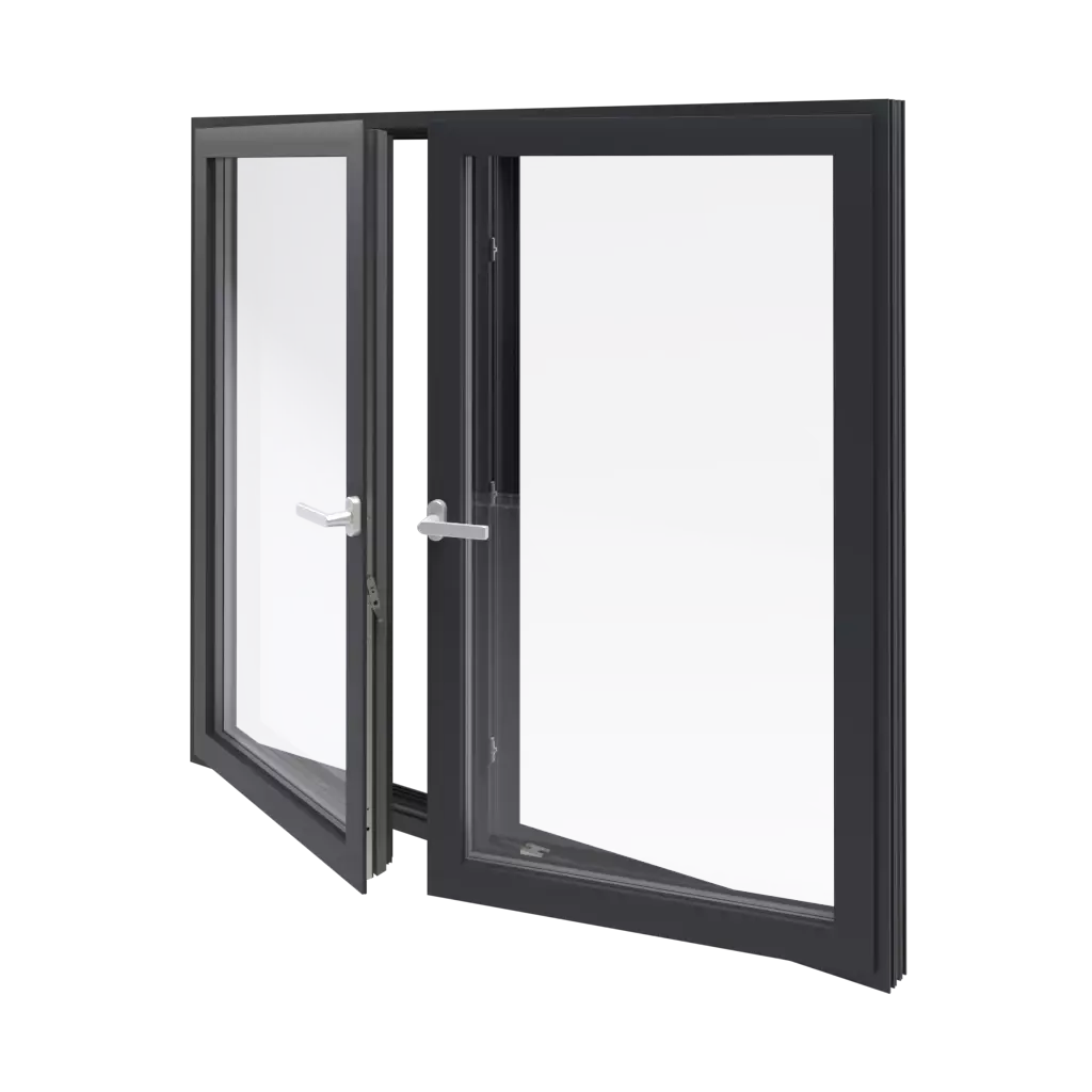 Fenêtres en aluminium fenetres profils-de-fenetre aluprof mb-104-passive