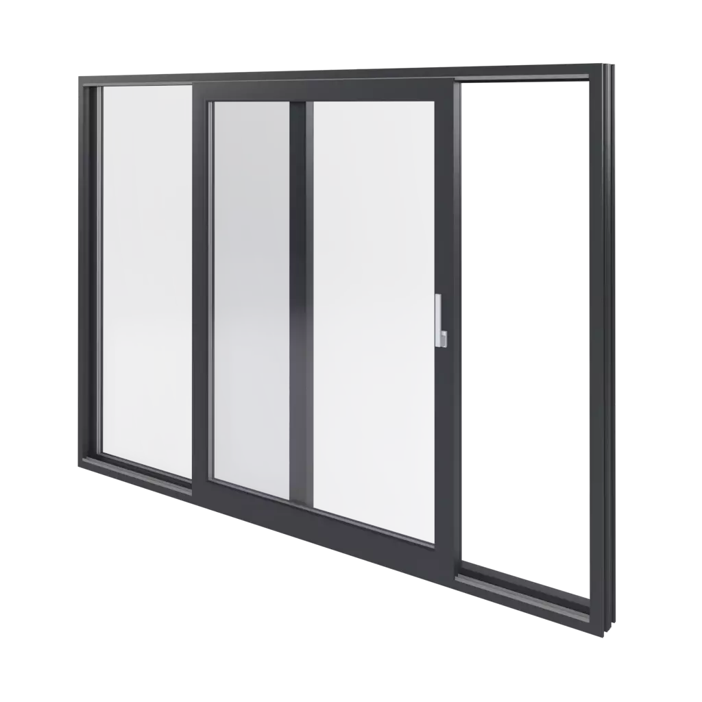 Fenêtres de terrasse coulissantes SMART-SLIDE fenetres profils-de-fenetre gealan smoovio